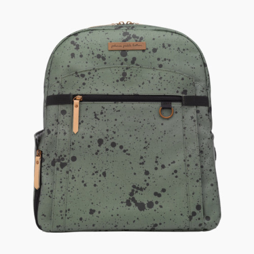Petunia Pickle Bottom 2-in-1 Provisions Breast Pump Backpack - Olive Ink Blot