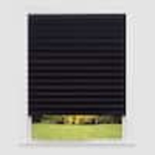 Redi Shade No Tools Original Blackout Pleated Paper Shade Black, 36 in. W x 72 in. L, 4 Pack 1602212
