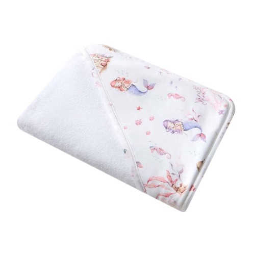 Snuggle Hunny Hooded Baby Towel - Mermaid
