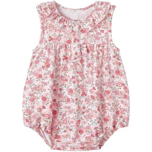 pureborn Baby Girls Boys Bodysuit Super Soft Cotton Romper 0-24 Months