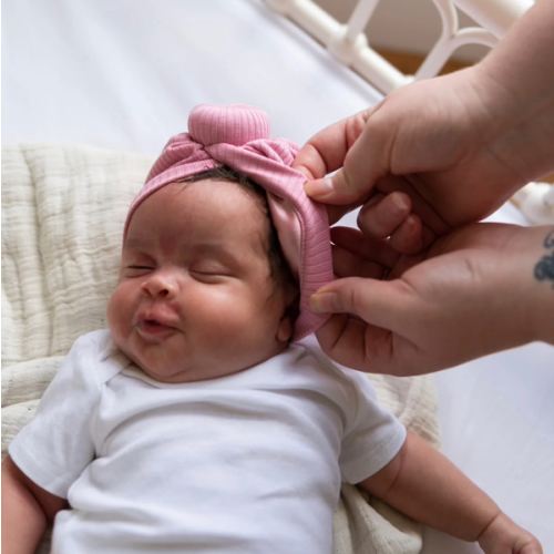 Newborn Satin Lined Adjustable Turban Gift Set – Aarin & Co.