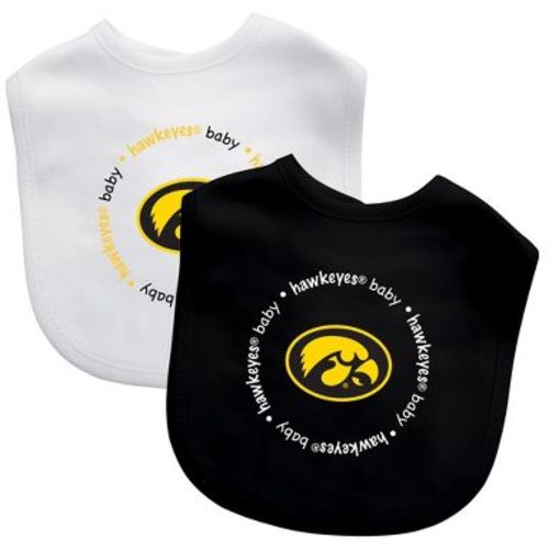 BabyFanatic Officially Licensed Unisex Baby Bibs 2 Pack - NCAA Iowa Hawkeyes