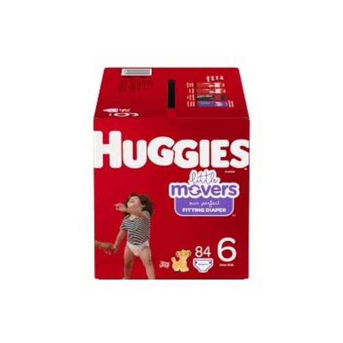 Huggies Little Movers Diapers (Size 6 - 84 Count)