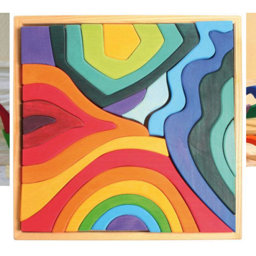 Grimm’s Four Elements Puzzle Block Set - Large
