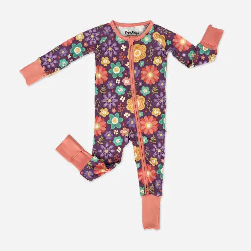 Wandering in Wildflowers Baby Bamboo Zippy