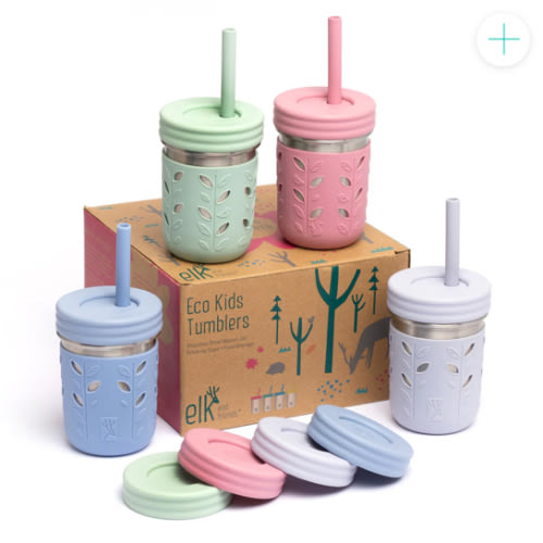 Stainless Steel 10oz Drinking Tumblers + Food Storage