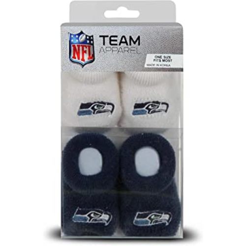 FBF Originals - NFL Infant Bootie Socks 0-12 Months - 2 Pack