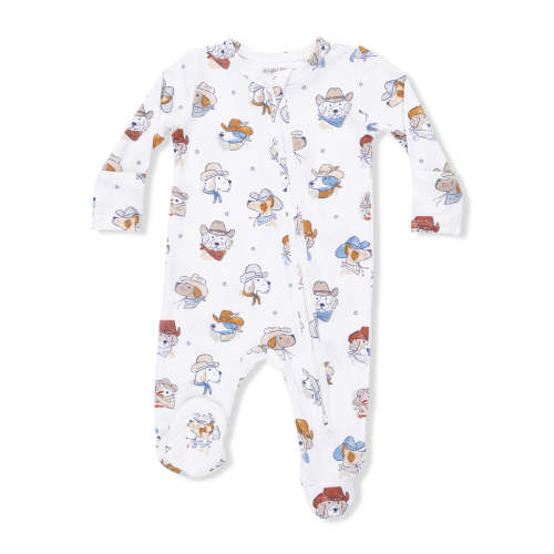 2-Way Zip Footie, Cowdogs