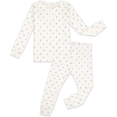 moimoln 6M-8Y Baby Toddler Girls Floral Modal Cotton Long Sleeve Pajamas