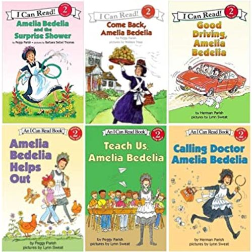 I Can Read Amelia Bedelia 6 Pack Set, Level 2 (Amelia Bedelia Helps Out, Good Driving Amelia Bedelia, Calling Doctor Amelia Bedelia, Come Back Amelia Bedelia, Amelia Bedelia and the Surprise Shower, Teach Us Amelia Bedelia)
