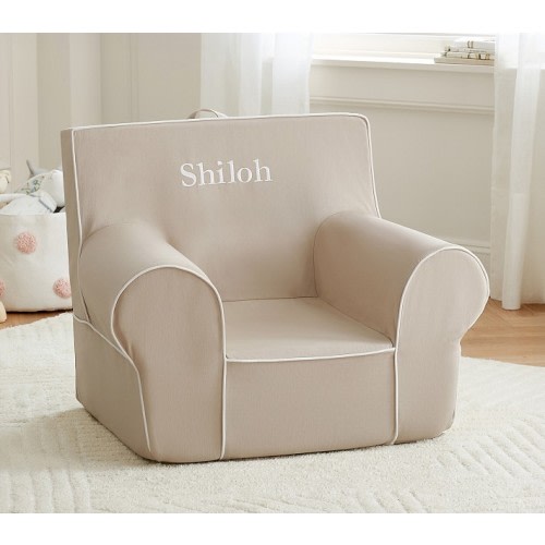 Anywhere Chair®, Oatmeal with White Piping