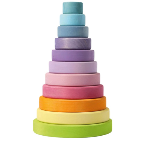 Grimm’s Pastel Wooden Stacking Toy