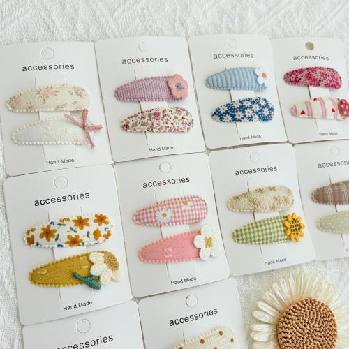 Pastel Baby Girl Hair Clips Set – 20PCS Toddler Snap Clips | Cute Floral Hair Barrettes | Soft Fabric Hair Accessories for Babies & Kids