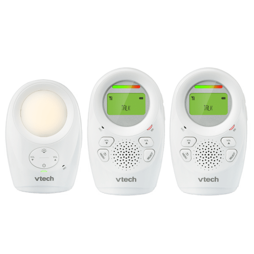 Baby Monitor: 2 Parent Units Digital Audio Baby Monitor Enhanced with up to 1,500 ft of Range, Sound-Alert, Talk Back Intercom & Night Light