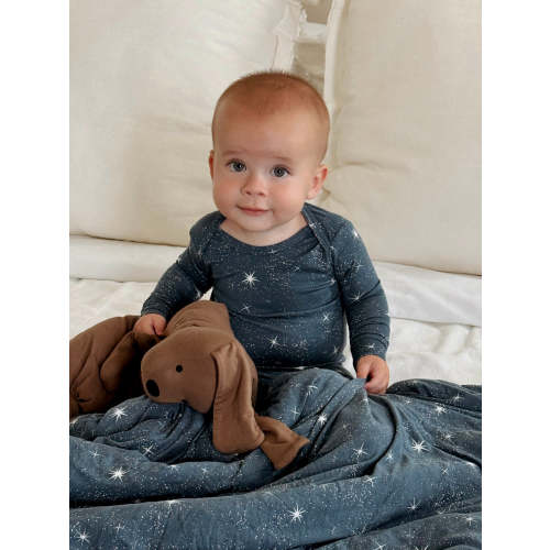 Imagine Navy Blue Convertible Footie Pajamas | günamüna