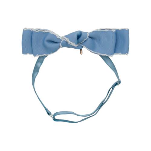 Knotted Blair French Blue Moonstitch Headband Wrap