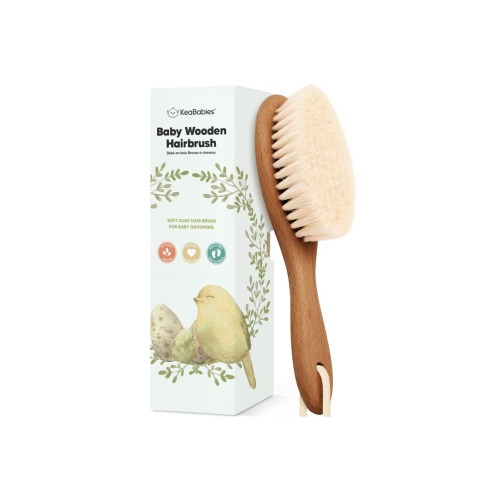 Baby Wooden Hairbrush, Medium