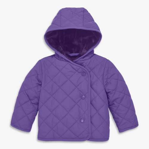 Baby quilted fleece-lined puffer jacket | Primary.com