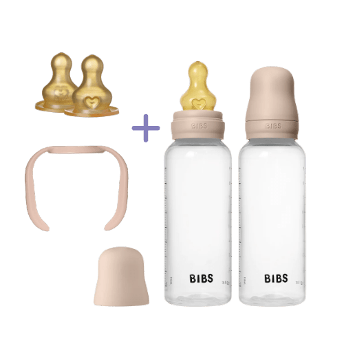 The Daycare Bottle Set - Plastic Bottle 9oz Latex - Blush