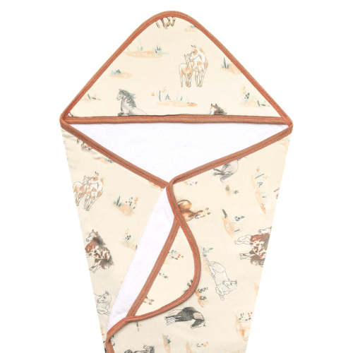 Premium Baby Knit Hooded Towel - Montana