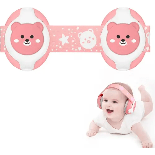 Baby Ear Muffs,25dB Infant Noise Cancelling Headphones for Babies 0-36 Months with Adjustable Headband Infant Ear Protection,Ideal Baby Travel Essentials for Outdoor,Sleep,Airplane & Music Festivals