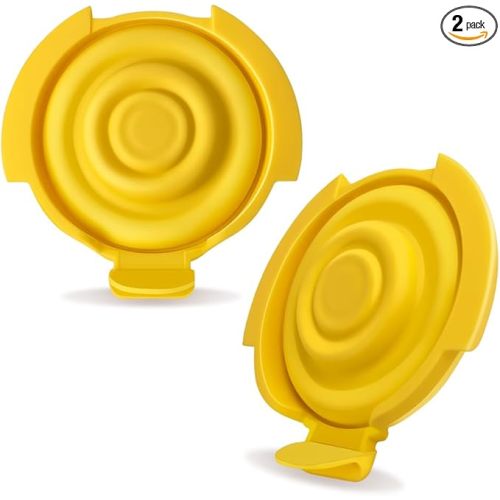 PumpMom-us Membranes Compatible with Medela Pump Parts, Silicone Diaphragm for PersonalFit Flex connectors Replacement Membranes, Pump in Style MaxFlow, Swing Maxi and Freestyle Flex Parts, 2-Pack (2)