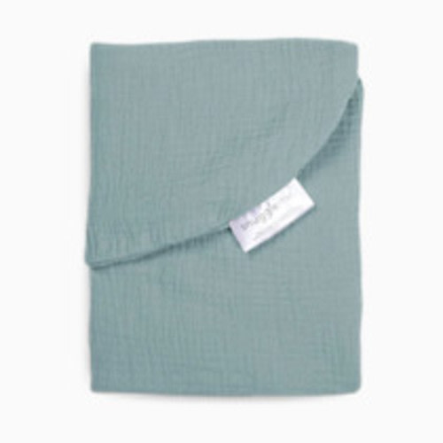Snuggle Me Organic Infant Lounger Muslin Cover - Slate