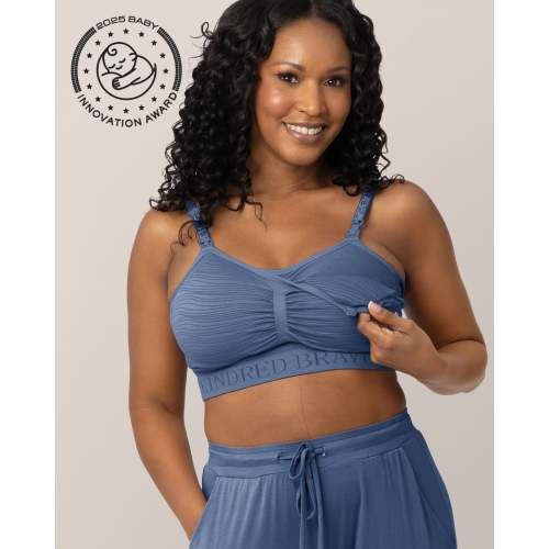 Sublime® Hands-Free Pumping & Nursing Bra | Slate Blue – Kindred Bravely