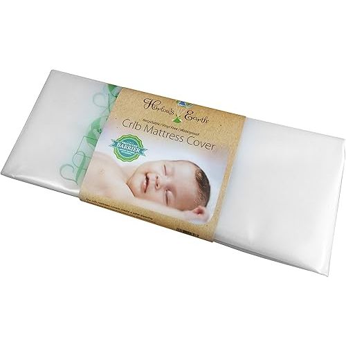 Harlow's Earth Protective Crib Mattress Cover- Waterproof -Safe Sleep -Protection from Mattress Off-Gassing -PVC-free and Phthalate-free