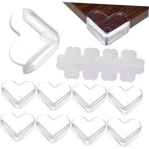 COHEALI 15-Pack Silicone Corner Protectors Safety Edge Guards for Furniture Sharp Corners Baby Proofing Soft Sturdy Non-Toxic Easy to Install