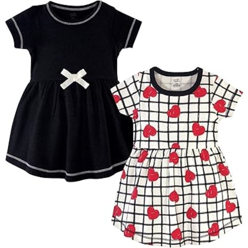 Touched by Nature Girls, Toddler, Baby and Womens Organic Cotton Short-Sleeve and Long-Sleeve Dresses