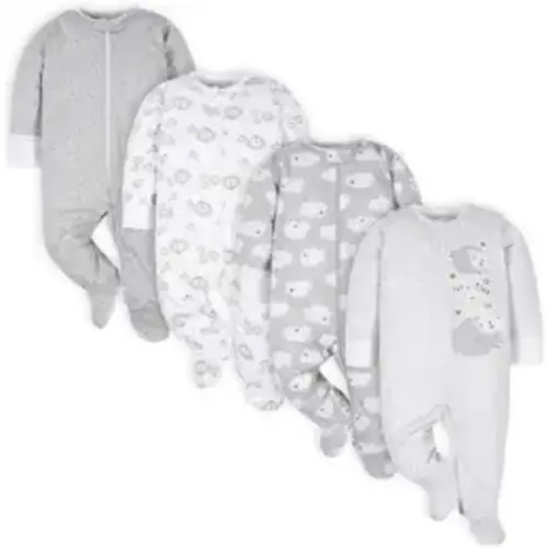 4 Pack Baby Neutral Sheep Sleep N Plays Unisex Infant Onesies Sleeveless Bodysuits for 0 3 6 Months - TikTok Shop