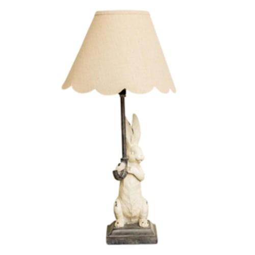 Rabbit Holding Umbrella Lamp