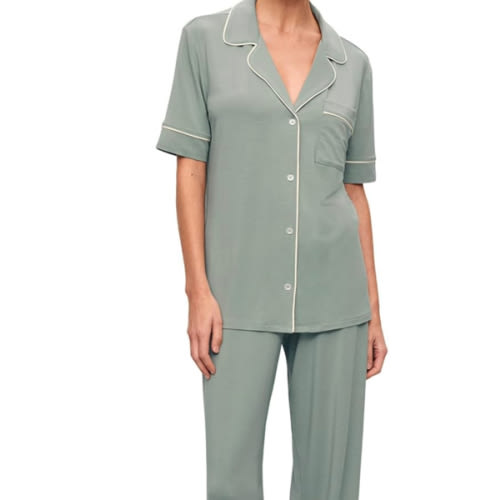 Eberjey Gisele Short Sleeve Pant PJ Set