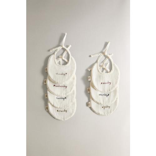 WEEKLY BABY BIB (PACK OF 7)