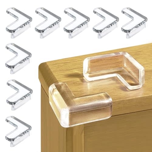10 Pack Corner Protector Baby, Clear Corner Protectors are Suitable for The Edges of Furniture and Tables,Table Corner Covers Baby Safety