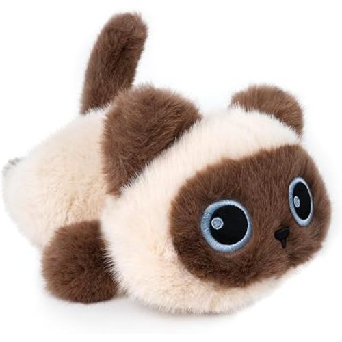 YOUBLEK 1.9 lbs Cat Weighted Stuffed Animals for Adults, Siamese Cat Plush