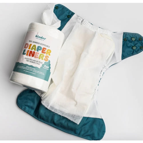 Disposable Cloth Diaper Liners made of Bamboo Viscose – Kinder Cloth Diaper Co.