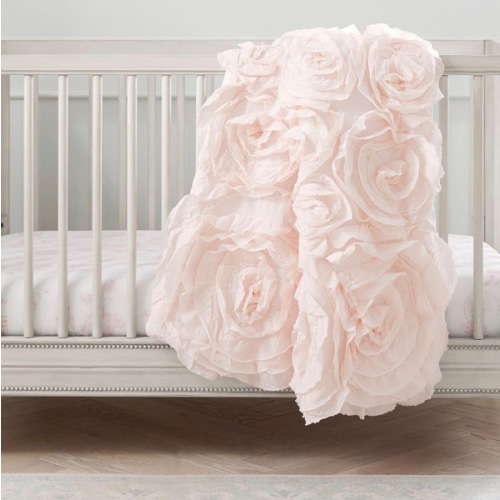Monique Lhuillier Rosette Baby Quilt | Pottery Barn Kids