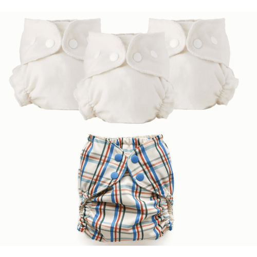 Organic Cloth Diaper Bundle Starter Size 2 – Esembly