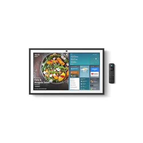 Amazon Echo Show 21 (newest model), Full HD 21" kitchen hub for home organization, with built-in Fire TV, Designed for Alexa+