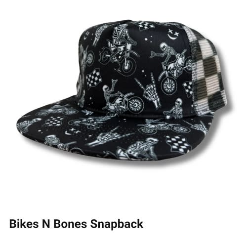 Bikes N Bones Snapback – Strictly Wild