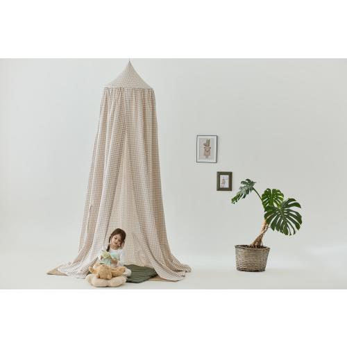 Soft Gigham Canopy | Cotton Canopy | Baby Crib Canopy, Hanging from Roof Canopy, Crib Canopy, Canopy for Crib