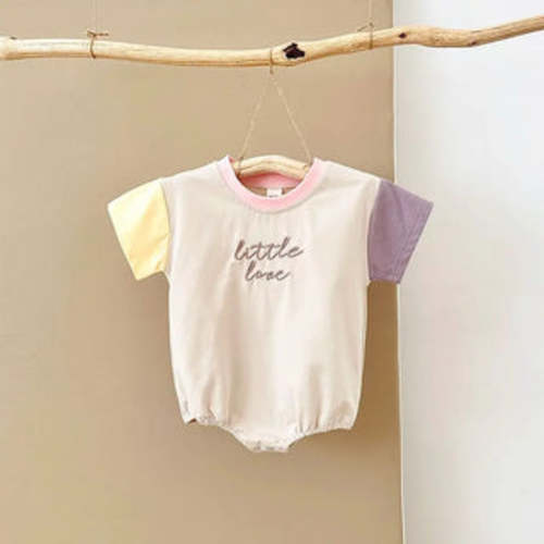 Little Love Color Block T-Shirt Bodysuit | RYAN AND REMI