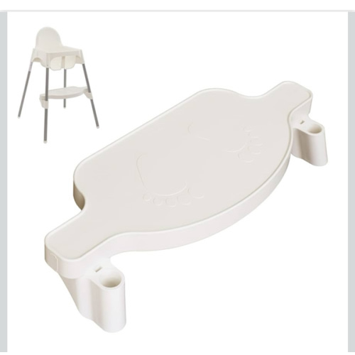 Baby Footrest Compatible with IKEA High Chair Antilop Footrest Accessories, Balchakryuk (White Snow)