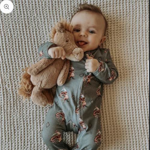 Teal Bronc Jammies – Cowkid Clothing Company