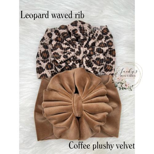 plushy velvet messy headwraps | bows for babies | headbands for babies | baby headwraps