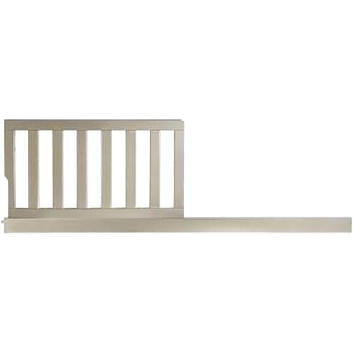 Toddler Bed Safety Guard Rail for Evolur Baby Convertible Cribs - Solid Wood Rail for Convertible Crib to Toddler Bed Conversion - Safety Bed Rail for Children (Windsor Oak Grey, Model 846)