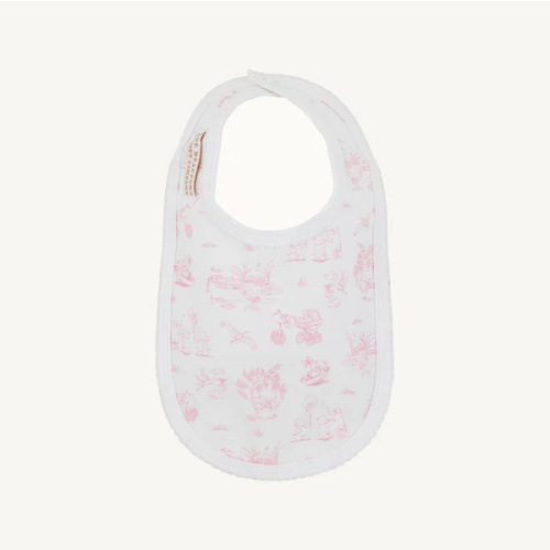 Burp Me Bib - Sir Proper's Sweet Arrival (Hamptons Hot Pink)