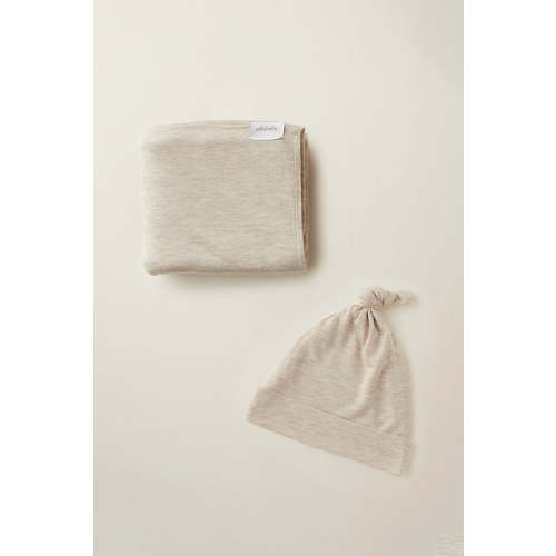 Flax Swaddle + Hat Set